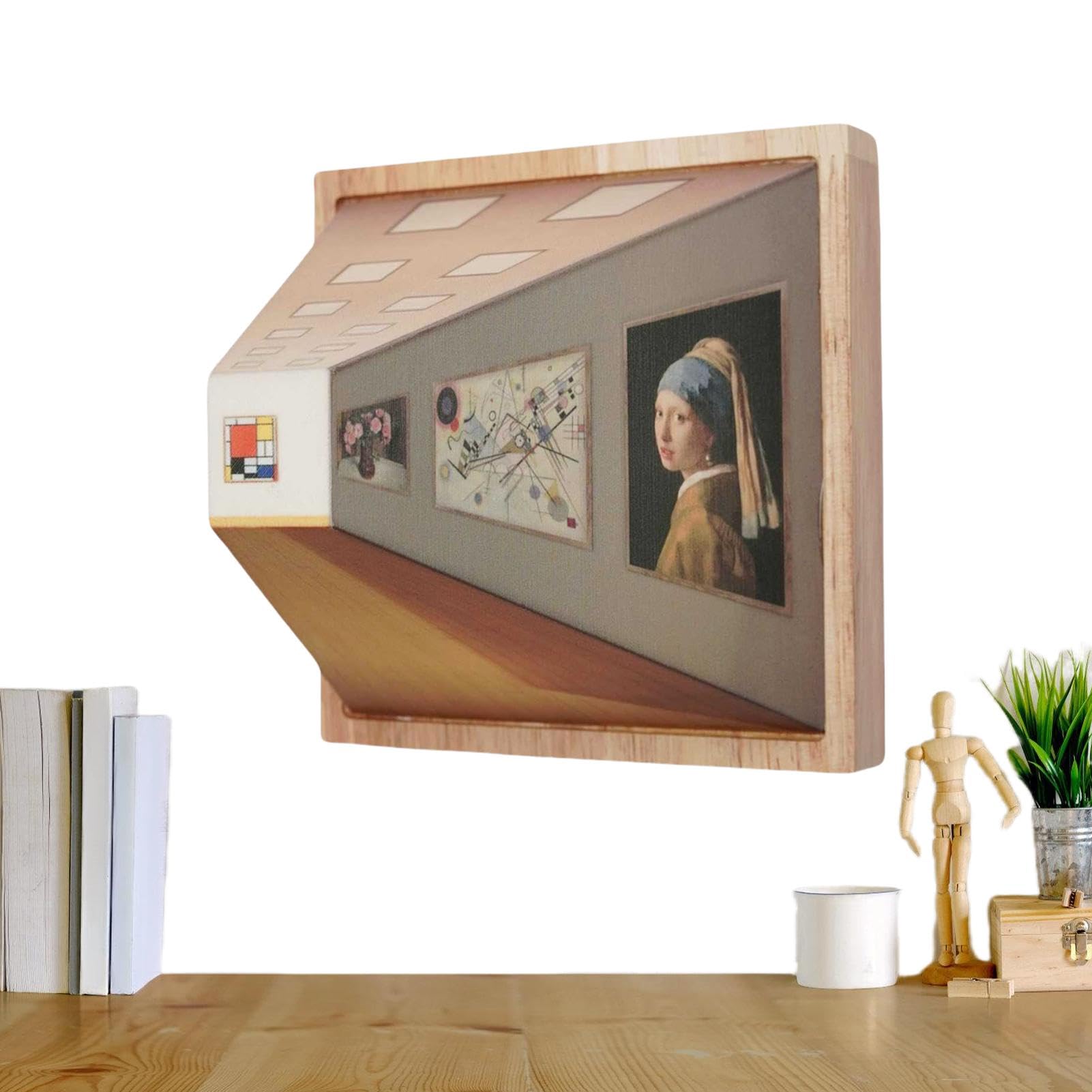 Amazon.co.jp : ビジョン額縁ナイトランプ、LED 絵画ウォールアート